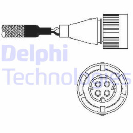 DELPHI ES10254-12B1 Sonda lambda sensor de oxígeno