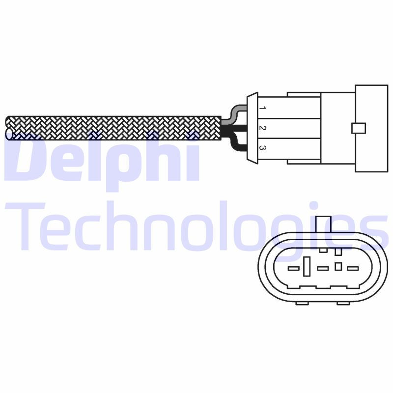 DELPHI ES10971-12B1 Sonda lambda sensor de oxígeno