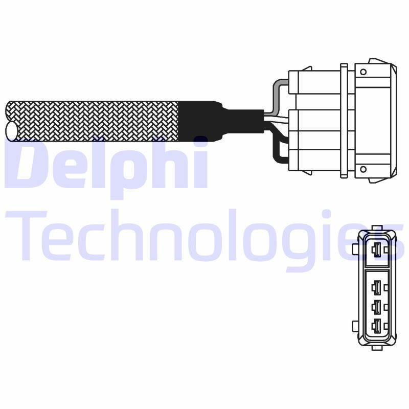 DELPHI ES10976-12B1 Sonda lambda sensor de oxígeno