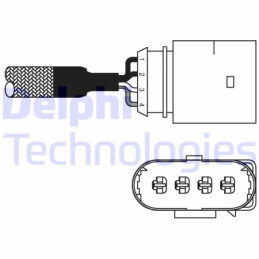 DELPHI ES10978-12B1 Lambdasonde Sensor