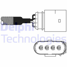 DELPHI ES10981-12B1 Lambdasonde Sensor
