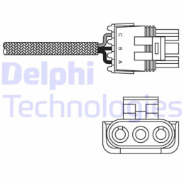 DELPHI ES10990-12B1 Lambdasonde Sensor