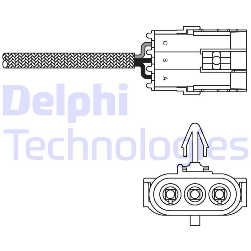DELPHI ES10995-12B1 Lambdasonde Sensor
