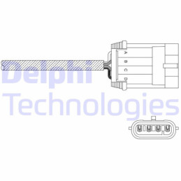 DELPHI ES11049-12B1 Lambdasonde Sensor