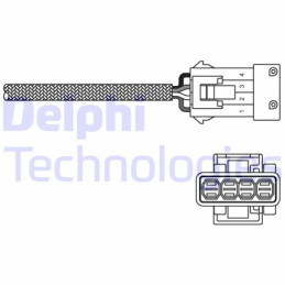 DELPHI ES20255-12B1 Lambdasonde Sensor