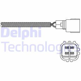 DELPHI ES20268-12B1 Lambdasonde Sensor