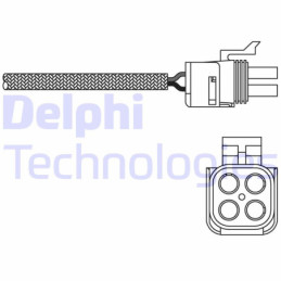 DELPHI ES20273-12B1 Lambdasonde Sensor