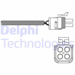 DELPHI ES20290-12B1 Sonda lambda sensor de oxígeno