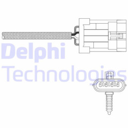 DELPHI ES20335-12B1 Sonde lambda capteur d'oxygène