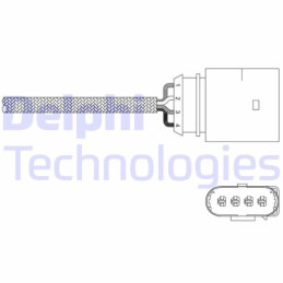 DELPHI ES20338-12B1 Lambdasonde Sensor