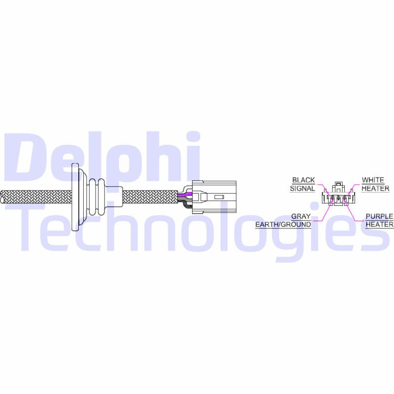 DELPHI ES20076-12B1 Sonda lambda sensor de oxígeno