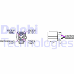 DELPHI ES20215-12B1 Oxygen Lambda Sensor