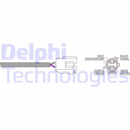 DELPHI ES20045-12B1 Sonda lambda sensor de oxígeno