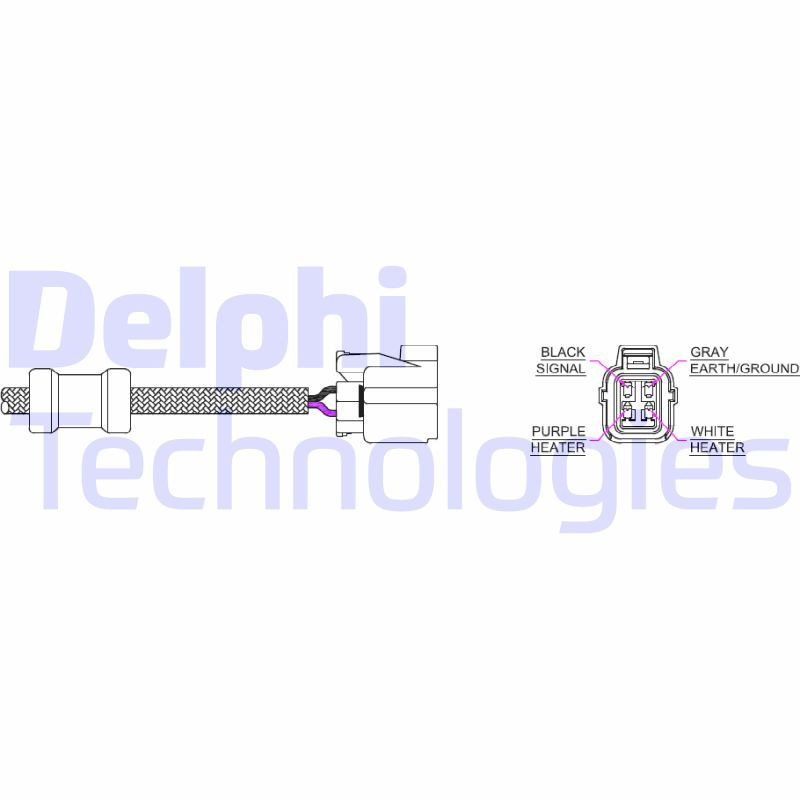 DELPHI ES20128-12B1 Sonda lambda sensor de oxígeno