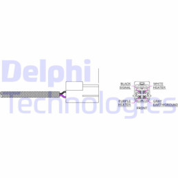 DELPHI ES20172-12B1 Lambdasonde Sensor