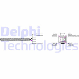 DELPHI ES20158-12B1 Sonde lambda capteur d'oxygène