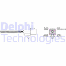 DELPHI ES20214-12B1 Sonda lambda sensor de oxígeno