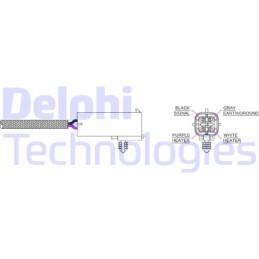 DELPHI ES20016-12B1 Lambdasonde Sensor