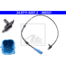 Posteriore Sensore ABS per Citroen C3 DS3 ATE 24.0711-5257.3