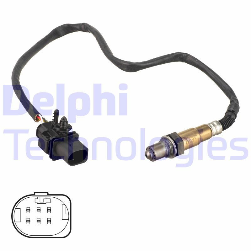 DELPHI ES21163-12B1 Lambdasonde Sensor