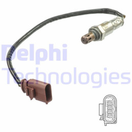 DELPHI ES21187-12B1 Sonda lambda sensor de oxígeno