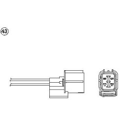 NGK 1593 Oxygen Lambda Sensor