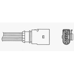 NGK 1725 Oxygen Lambda Sensor