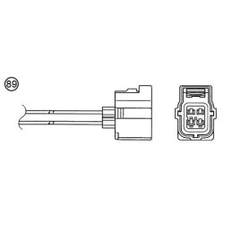 NGK 1836 Oxygen Lambda Sensor