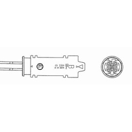 NGK 5662 Oxygen Lambda Sensor