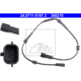 Rear ABS Sensor for Renault Laguna III (2007-2015) ATE 24.0711-5197.3