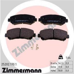 ZIMMERMANN 25202.170.1 Brake Pads