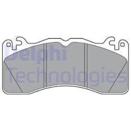 FRONT Brake Pads for Ford Mustang USA VI S550 (2014-present) DELPHI LP3377