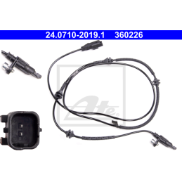 Hinten ABS Sensor für Citroen C6 Peugeot 407 ATE 24.0710-2019.1