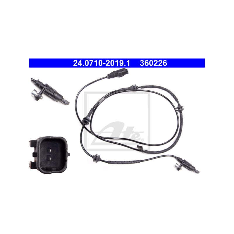 Hinten ABS Sensor für Citroen C6 Peugeot 407 ATE 24.0710-2019.1