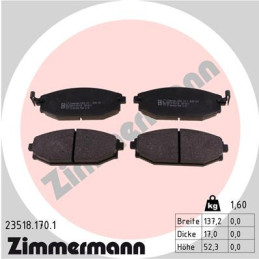 ZIMMERMANN 23518.170.1 Brake Pads