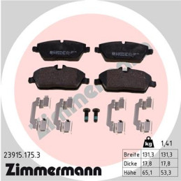 ZIMMERMANN 23915.175.3 Brake Pads