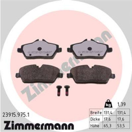 ZIMMERMANN 23915.975.1 Brake Pads