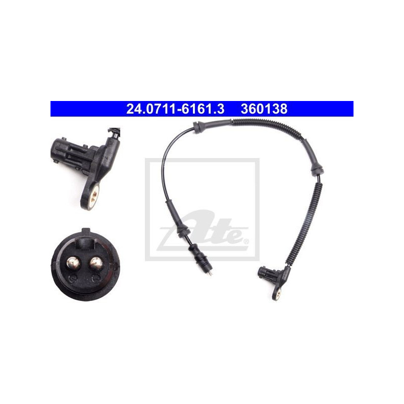 Front ABS Sensor for Renault Master II (2002-2010) ATE 24.0711-6161.3