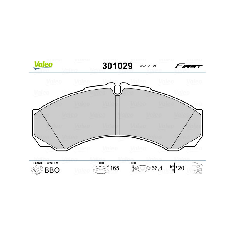 VALEO 301029 Brake Pads