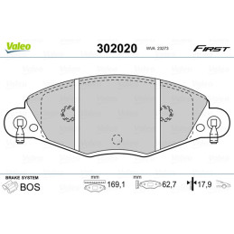 VALEO 302020 Brake Pads