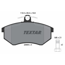TEXTAR 2066921 Brake Pads