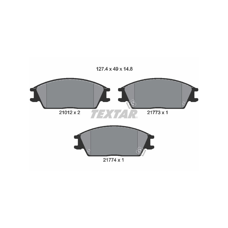 TEXTAR 2101202 Brake Pads