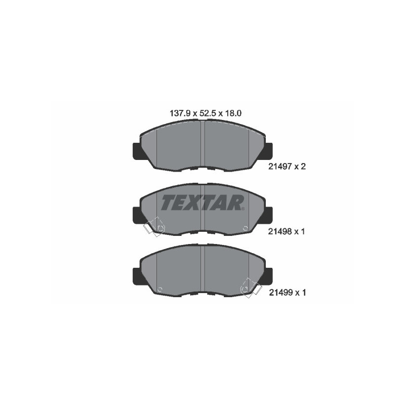 TEXTAR 2149701 Brake Pads
