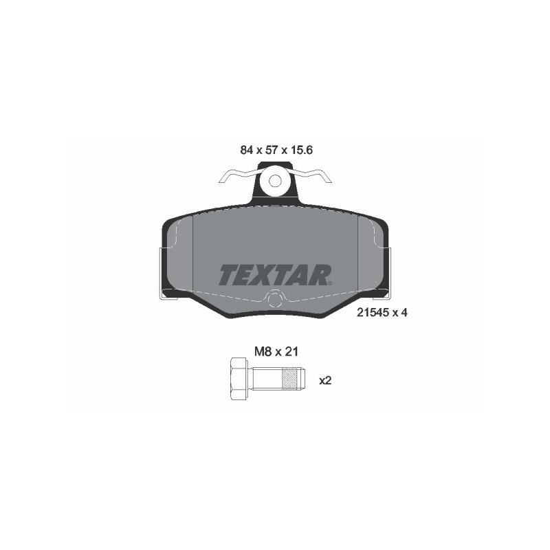 TEXTAR 2154501 Brake Pads