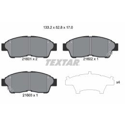 TEXTAR 2160101 Brake Pads