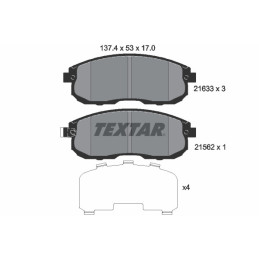 TEXTAR 2163301 Brake Pads