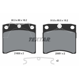 TEXTAR 2163501 Brake Pads