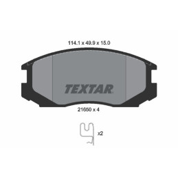 TEXTAR 2165001 Brake Pads