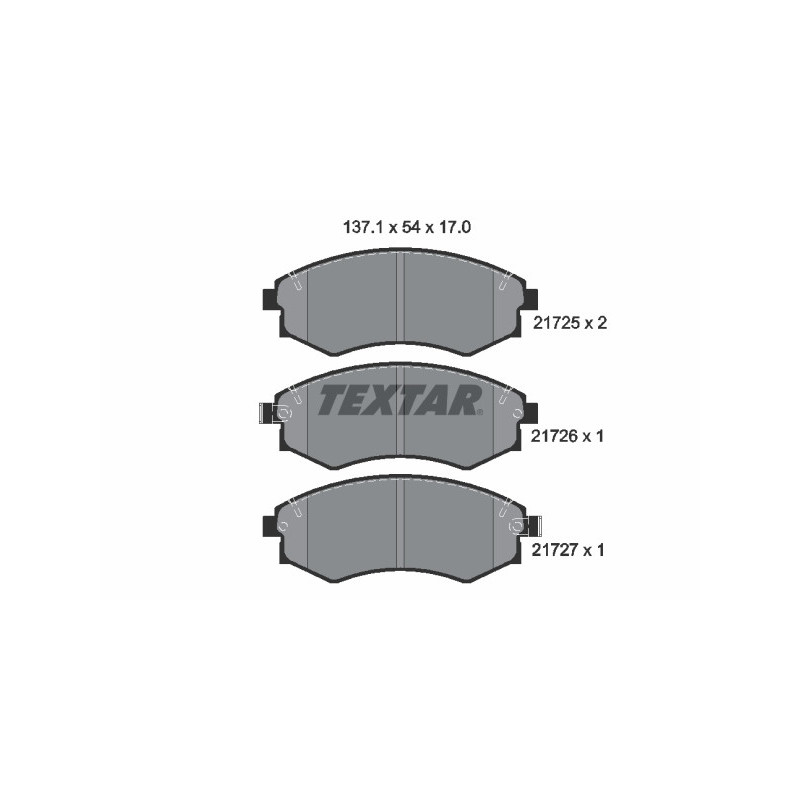 TEXTAR 2172501 Brake Pads