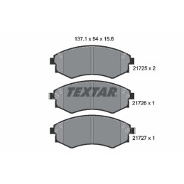 TEXTAR 2172502 Bremsbeläge